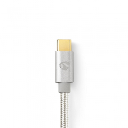 USB 3.0-Kabel voor Synchroniseren, Opladen en AV-Ondersteuning | Verguld 2,0 m | USB C™ Male naar USB C™ Male | Voor Aansluiten van Smartphones en Mobiele Apparaten