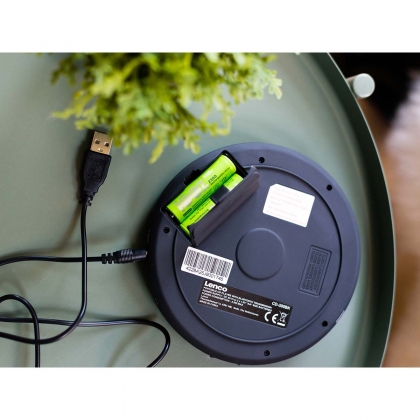 Draagbare Bluetooth® CD-MP3-speler met antishock Zwart