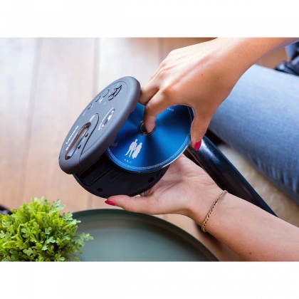 Draagbare Bluetooth® CD-MP3-speler met antishock Zwart
