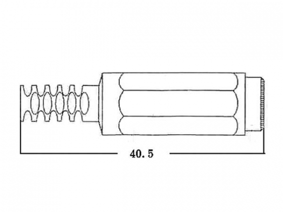 CONTRA DC CONNECTOR 2.5mm x 5.5mm