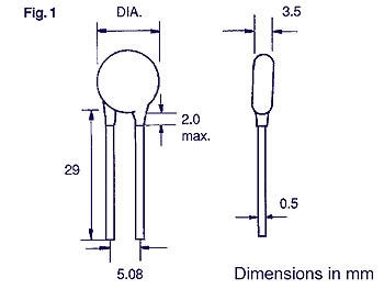 KERAMISCHE CONDENSATOR 10pF