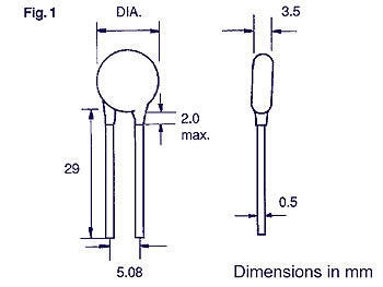 KERAMISCHE CONDENSATOR 82pF