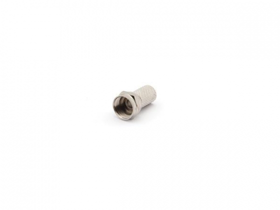 F CONNECTOR MANNELIJK RG59/U, TWIST-ON