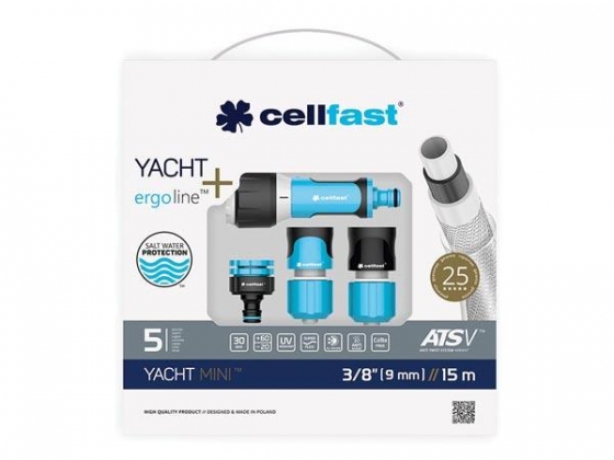 Cellfast, sproeiset yacht mini, 9mm (3/8"), 15 m