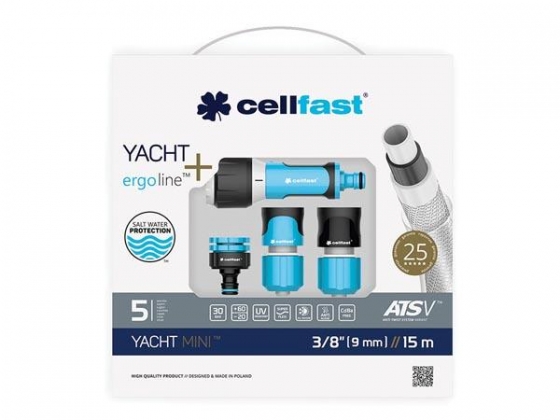 CELLFAST - SPROEISET YACHT MINI - 9mm (3/8") - 15 m