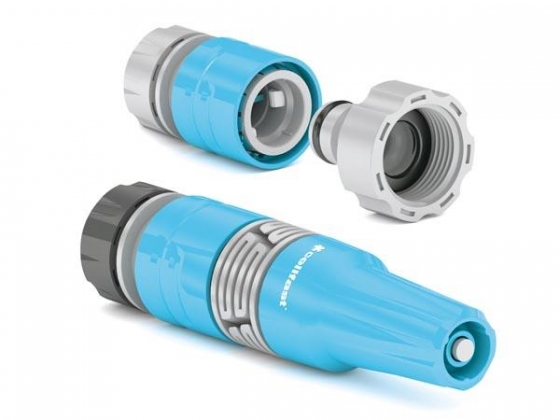 Cellfast, set met regelbaar slangstuk, ideal line™ plus, 3/4"