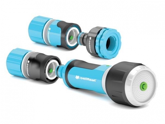 Cellfast, set met mutifunctioneel sproeipistool, ergo, 1/2"