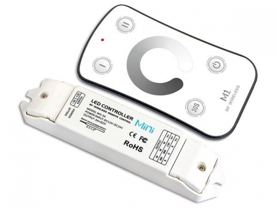 LED-DIMMER - 1 KANAAL - MET RF-AFSTANDSBEDIENING