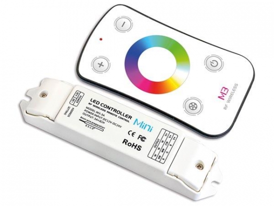 RGB LED-CONTROLLER MET RF-AFSTANDSBEDIENING
