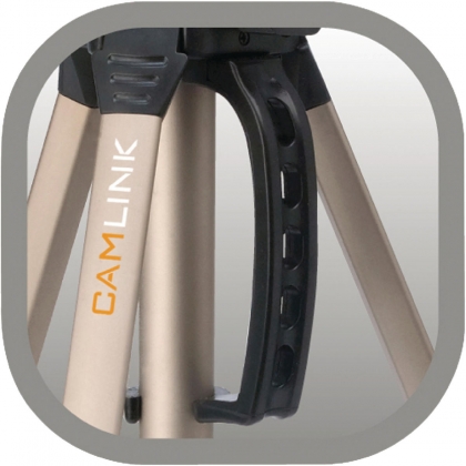 Camera / Video Statief Pan & Tilt 145 cm Brons