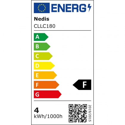 Decoratieve IJspegel Verlichting | 180 LED's | Warm Wit | 5.90 m | Licht effecten: 7 | Netvoeding