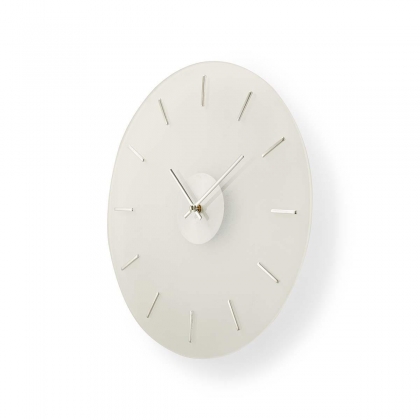 Ronde wandklok | Diameter 30 cm | Elegant | Glas