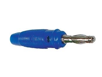 BANAANPLUG 4mm - BLAUW