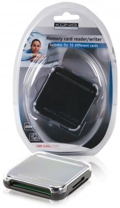 Kaartlezer Alles-in-1 USB 2.0 Zwart