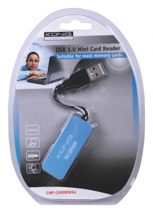 Kaartlezer Multi Card USB 2.0 Zwart