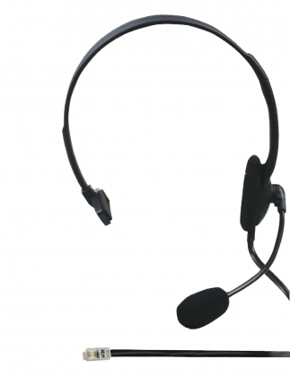 Headset On-Ear RJ9 Ingebouwde Microfoon 2.2 m Zwart