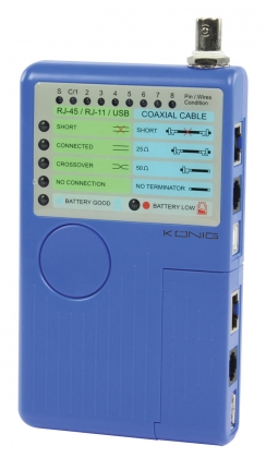 Multifunctionele intelligente netwerk-kabeltester