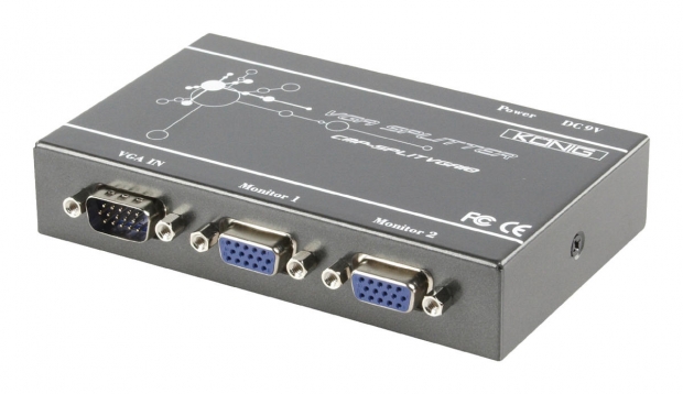 2-Poorts VGA-Splitter Grijs