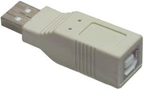 USB adapter A mannelijk naar USB B vrouwelijk