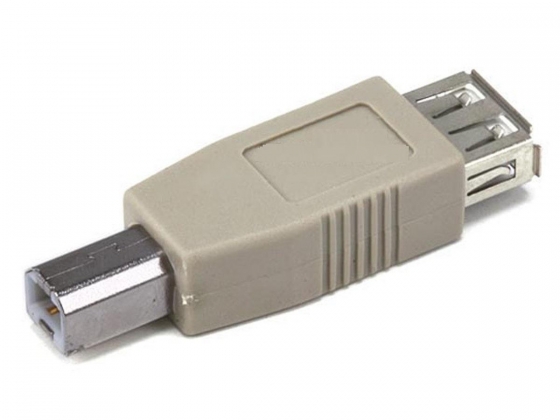 USB adapter A vrouwelijk naar USB B mannelijk