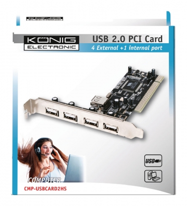 PCI Kaart USB 2.0 normal