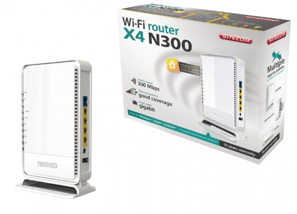 Draadloze Router N300 2.4 GHz 10/100 Mbit Wit