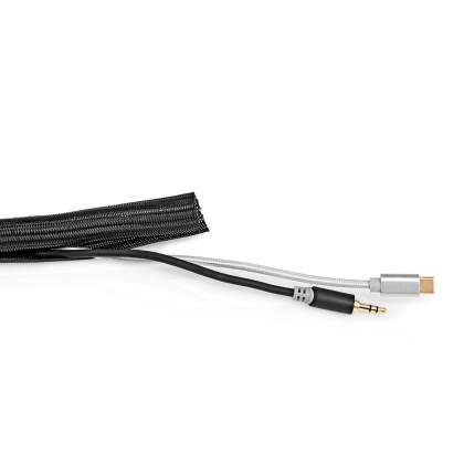 Kabelmanagement | Sleeve | 1 Stuks | Maximale kabeldikte: 15 mm | Nylon | Zwart