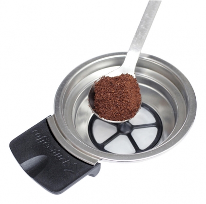 Coffeeduck Senseo-Apparaat Zilver/Zwart