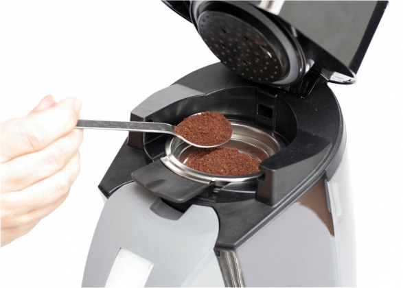 Coffeeduck Senseo-Apparaat Zilver/Zwart
