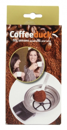 Coffeeduck Senseo-Apparaat Zilver/Zwart