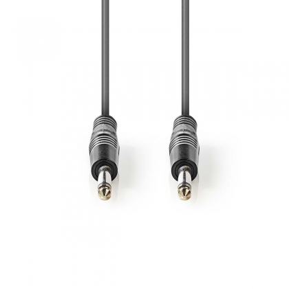Mono-Audiokabel | 6,35 mm Male | 6,35 mm Male | Vernikkeld | 5.00 m | Rond | PVC