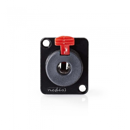 Bevestiging voor Audiochassis | 6,35 mm female | Zwart