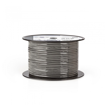 DMX-Kabel | 110 Ohm | 10 x 0.10 mm | 100.0 m | Rond | PVC | Donkergrijs | Rol