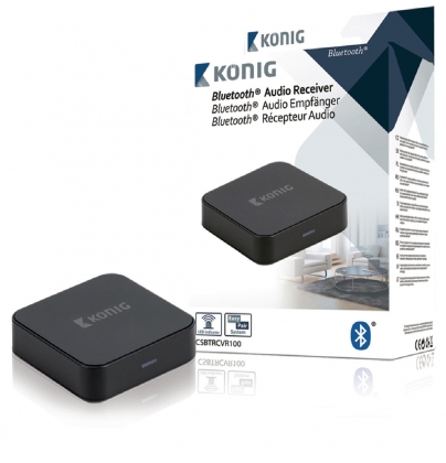 Audio-Ontvanger Bluetooth 3.5 mm Zwart
