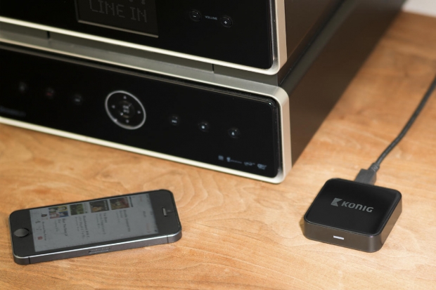 Audio-Ontvanger Bluetooth 3.5 mm Zwart
