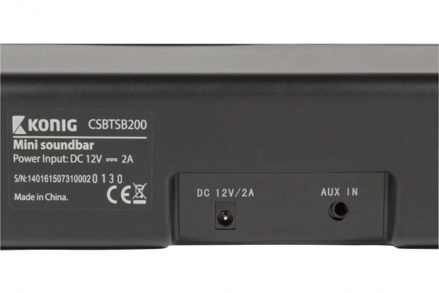 Soundbar Bluetooth 15 W Zwart