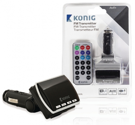 FM Audiozender 3.5 mm Zwart