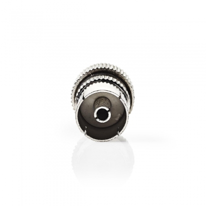 IEC (Coax) Connector | Recht | Female | Vernikkeld | 75 Ohm | Schroef | Diameter kabelinvoer: 7.0 mm | Metaal | Zilver | 2 Stuks | Envelop