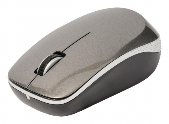 Draadloze Muis Bureaumodel 3 Knoppen Grijs