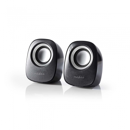 PC-Speaker | 2.0 | 12 W | 3,5 mm Male | USB Gevoed | Volumebediening