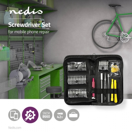 Phone/tablet repair set | 51-in-1 | PC / Smartphone / Tablet