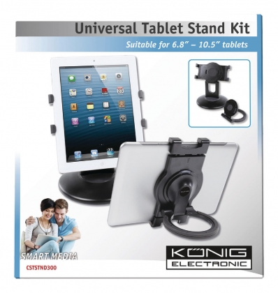 Tabletstandaard Universeel Kunststof Zwart