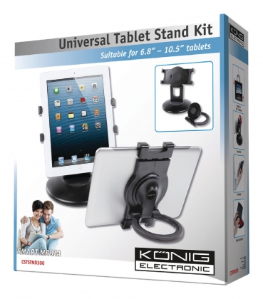 Tabletstandaard Universeel Kunststof Zwart