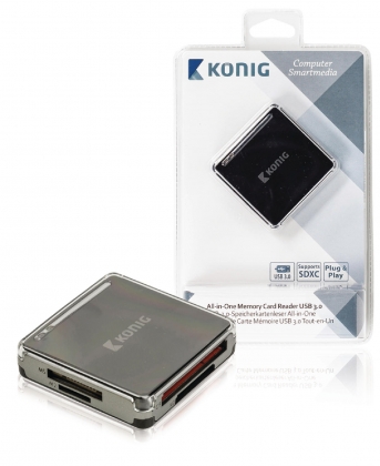Kaartlezer Alles-in-1 USB 3.0 Zwart