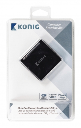 Kaartlezer Alles-in-1 USB 3.0 Zwart