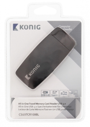 Kaartlezer Alles-in-1 USB 3.0 Zwart