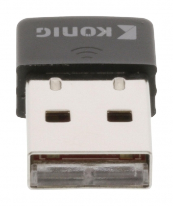 Draadloze USB-Adapter N150 2.4 GHz Wi-Fi Zwart