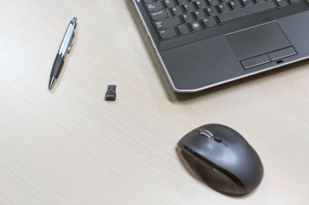 Draadloze USB-Adapter N150 2.4 GHz Wi-Fi Zwart