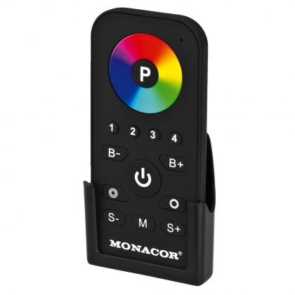 MONACOR LED RGB AFSTANDSBEDIENING + CONTROLLER