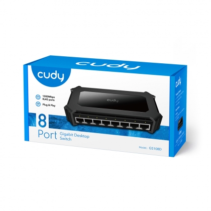 Cudy 8-Port Gigabit Desktop Switch GS108D